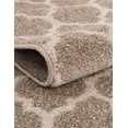 thumbnail image 2 of Unique Loom 3116131 Moroccan Lattice Round Rug, 6', Light Brown/Beige, 2 of 2