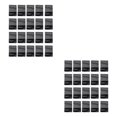 thumbnail image 4 of Becaristey 100x Sturdy And Durable Foil Bags For Easy Access And Wide Application Multi-functional Plastic Resealable black 2Set, 4 of 6