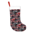 thumbnail image 2 of Yiaed Red And Blue Cars Print Christmas Stockings, Christmas Stockings Hanging Ornaments, Christmas Stockings for Family Christmas Holiday Decorations, 2 of 7