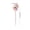 Pink, variant on LNOGEUPG Vibrant Red Artificial Rose Flower Ballpoint Pen Faux Feather Decor Smooth Writing 0.5mm Black Ink Gel Pen Creative Elegant Signature Pen for Office Daily Planner Journaling Writing Supply