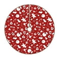 thumbnail image 1 of Fotbe Red Christmas Cheer. Pattern Christmas Tree Skirt, Tree Skirts Plush Christmas Decorations, Christmas Tree Skirts Xmas Decorations Holiday Party Decor-48", 1 of 6