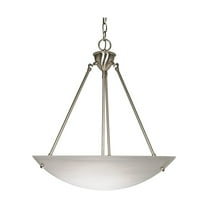 Nuvo 60-370 - 3 Light - 23" - Pendant - Alabaster Glass Bowl