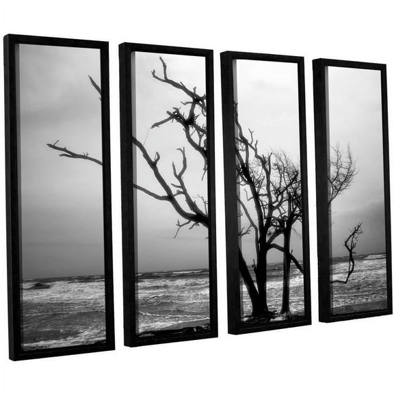 ArtWall Steve Ainsworth "Hanging on" 4-Piece Floater Framed Canvas Set