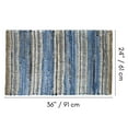 thumbnail image 5 of Fabstyles Indigo Recycled Denim & Leather Rug for Living Room, Hallway, Patio, 5 of 5