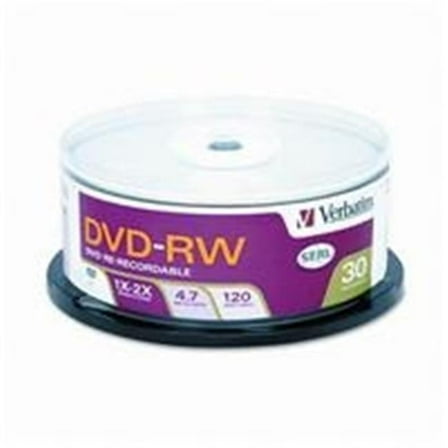 Verbatim 4x DVD-RW Media - 4.7GB - 120mm Standard