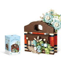 GZBrick Bouquet Botanical Bags Building Sets Not Compatible with Lego Flowers Blocks for Adults Girl 605PCS