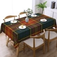 thumbnail image 2 of Rectangle Table Cloth, County Roscommon Irish Tartan Resistant Washable Tablecloth Decorative Table Cover for Dining, Indoor and Outdoor, 2 of 6