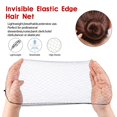 thumbnail image 2 of Bradem Hair Net 50 Pcs 20 Inches Hair Net Elasticity Elastic Mesh for Service Ballet Bun Sleeping Women and Wig, Ultra-Fine Invisible Hair Net (Individual Packaging), 2 of 9