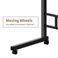 thumbnail image 6 of KAAYEE 27-36"Height Adjustable Rolling Sewing Table,C-shaped Study Side Table for Living Room,Brown, 6 of 7