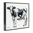 thumbnail image 3 of Stupell Industries Dairy Cow on White Black Framed Giclee Art design by Sara Baker, 24 x 30, 3 of 8