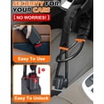 thumbnail image 4 of Tevlaphee Steering Wheel Lock Seat Belt Lock Universal Anti Theft Car Device Car Lock Car Theft Prevention with 3 Keys for Car Security Fit, 4 of 7