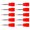 MTS  2X6X4X50, variant on 10Pieces High Steel Three Flutes End Mill Milling Cutter For Aluminum Professional Use Round Handle