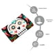 thumbnail image 4 of Cobija Manta Frazada Diseño de Calavera Méxicana Fiestas Patrias Ultra Suave y Ligera, 4 of 5