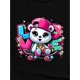thumbnail image 5 of Camiseta para Mujer Traje de VeranoWomen's Casual Fashion T-Shirt with Pink Happy Kitten Print - Orange Crew Neck Short Sleeve, Polyester, Machine WashableFather's Day, Mother's Day, New Year, Sprin, 5 of 6