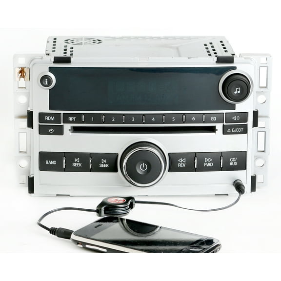 Restored Chevy Malibu 2008 Radio AM FM CD Player w Auxiliary 3.5mm Input - 25842776 U1C (Refurbished)