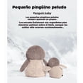 thumbnail image 3 of Peluche Pingüino Tierno Suave - Muñeco Blando Divertido Xtellar gris, 3 of 4