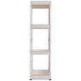 thumbnail image 4 of Baxton Studio WR10-White-Shelf Cody White Metal 4-Shelf Multipurpose Shelving Rack, 4 of 7