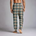 thumbnail image 5 of JGNGSHN Mens Pajama Pants Plaid Lounge Pants Warm Sleepwear Pants Pjs Bottoms Jogger Trousers with Pockets and Button Fly, 5 of 9