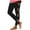 AA-Black, variant on Leggings for Women Funny Love Heart Print Compression Leggings Casual High Waisted Tummy Control Tight Workout Yoga Pants Yellow XL