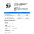 thumbnail image 2 of Alternator 1 - Compatible with 2007 - 2010 Jeep Commander 5.7L V8 2008 2009, 2 of 2