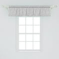 thumbnail image 2 of Ambesonne Neutral Window Valance, Diagonal Tech Visual Art, 42" x 12", Pale Grey Pale Taupe, 2 of 3