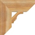 thumbnail image 3 of Ekena Millwork 6"W x 18"D x 18"H Balboa Slat Rough Sawn Bracket, Western Red Cedar, 3 of 4