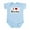 Sky Blue, variant on CafePress - I Love Bucky Infant Bodysuit - Baby Light Bodysuit, Size Newborn - 24 Months