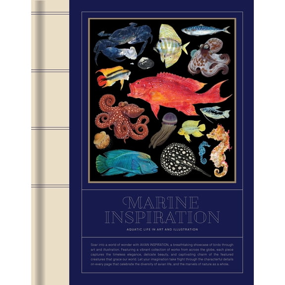 Marine Inspiration: Aquatic Life in Art and Illustration, (Hardcover)