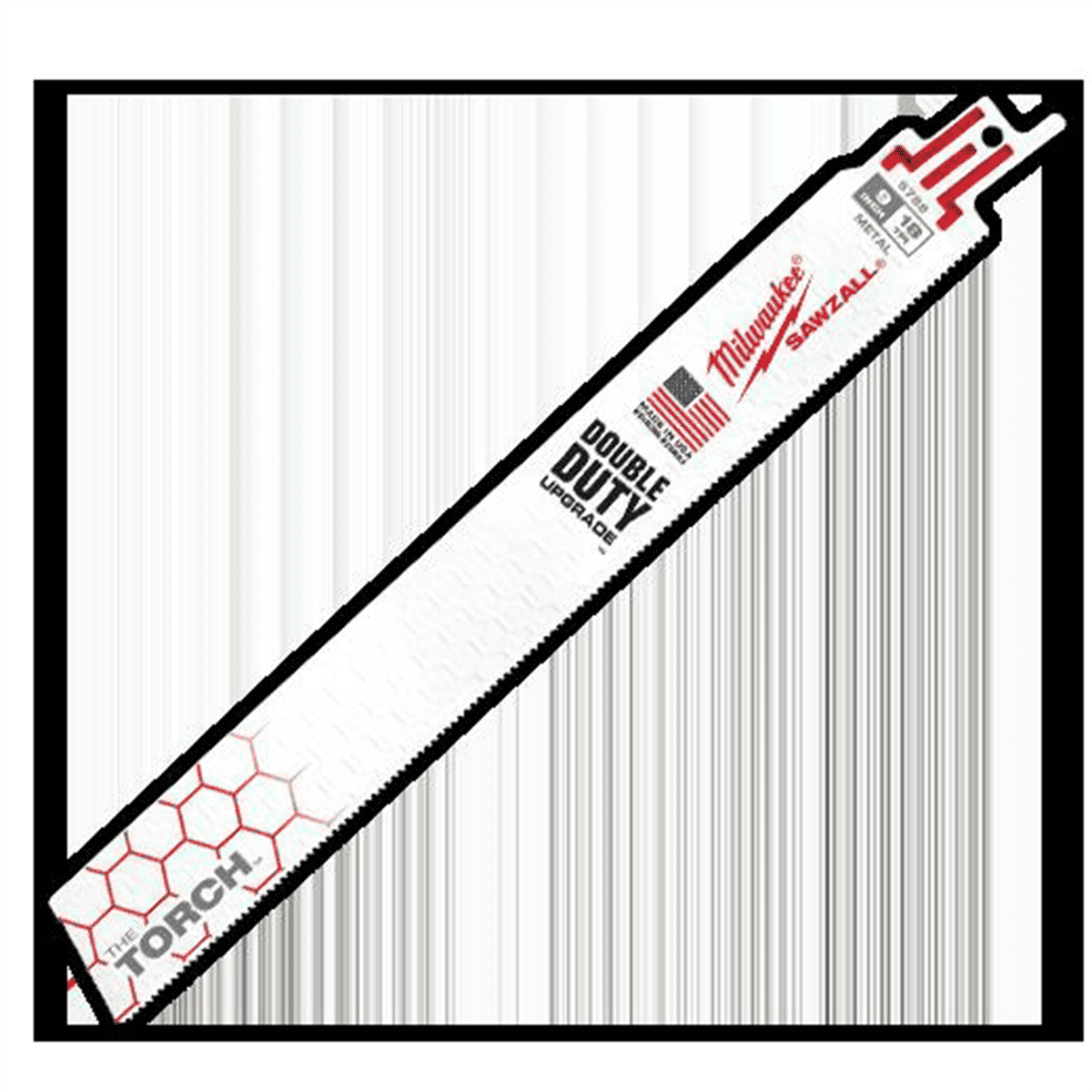 Milwaukee 48-00-5788 9" 18 TPI THE TORCH SAWZALL Blade (5 Pack)