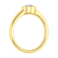 thumbnail image 2 of 1/2 Carat Bezel Set Diamond Solitaire Engagement Ring in 14K Yellow Gold (Ring Size 7.75), 2 of 6