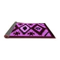 thumbnail image 2 of Ahgly Company Indoor Square Abstract Purple Modern Area Rugs, 3' Square, 2 of 4