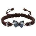 thumbnail image 4 of Herrnalise Butterfly Charm Bracelet, AdjustableHand Woven Bracelets, Cute Butterfly Charm Bracelets, Bracelet Suitable for Valentine's Day Bracelet Girlfriends Butterfly Jewelry, 4 of 8
