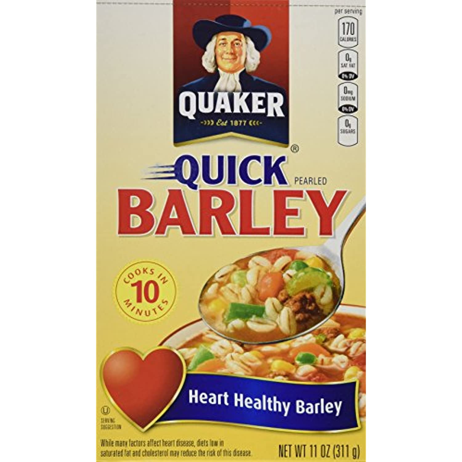 Quaker Quick Barley, 11 Oz (Pack Of 3)