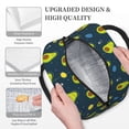 thumbnail image 5 of Haiem Avocado in Space Printed Lunch Bag Women, Lunch Box Lunch Bag for Women, Small Leakproof Cute Lunch Tote Large Capacity Reusable Insulated Cooler Lunch Container, 5 of 6