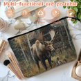 thumbnail image 5 of Makeup Bag Small Toilet Cosmetic Bags Travel Makeup Case Waterproof for Women Girls 6.7X9.45inches - Gorgeous Autumn - Hued Moose, 5 of 7