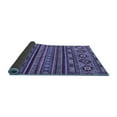 thumbnail image 2 of Ahgly Company Indoor Rectangle Abstract Blue Modern Area Rugs, 2' x 3', 2 of 4