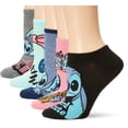 thumbnail image 1 of Pack de 5 calcetines Disney Lilo & Stitch No Show para mujer, 1 of 3