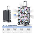 thumbnail image 3 of JUNZAN Bright Butterflies1 Print Washable Luggage Cover - Fashion Suitcase Protector Fits 18-32 Inch Luggage (without luggage), 3 of 5