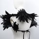 thumbnail image 3 of Chal de plumas, chal de plumas, poncho tipo capa, cómodo, versátil, elegante, envoltura de hombro, chal de plumas para regalo de Cosplay Fernando Capa chal mujer, 3 of 8