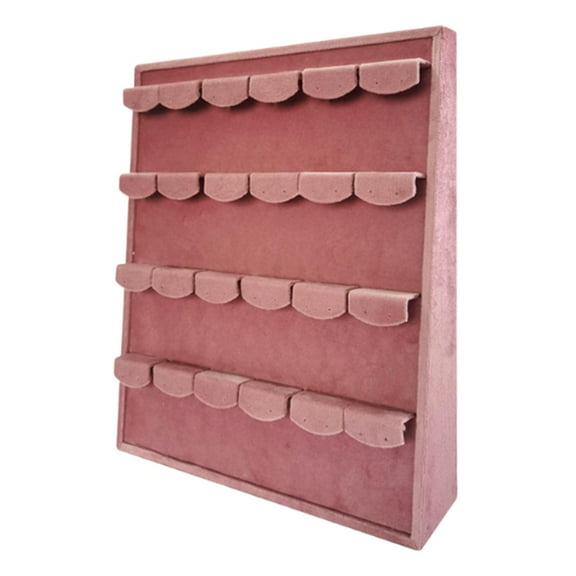 Dualoai Jewelry Display Stand Tray Jewelry Storage Rack for Countertop Home Showcase Earring Holder
