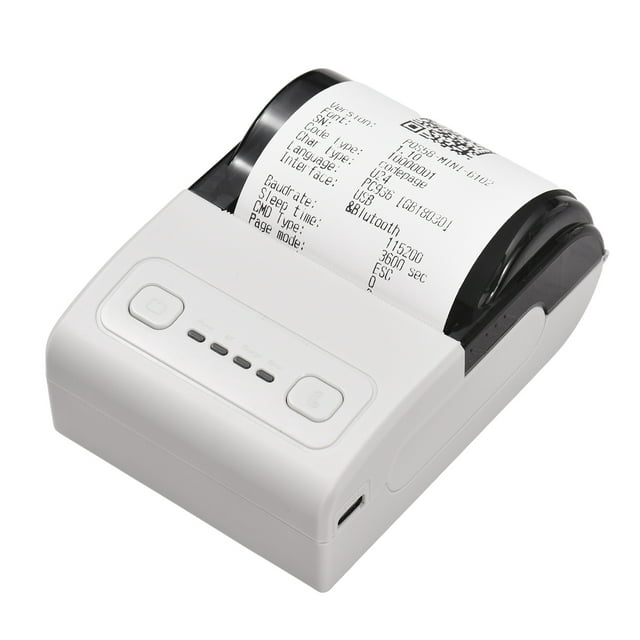 Label printer,Portable Thermal Printer Android Windows Restaurant Paper Roll Compatible Inch Usb Receipt Printer With 57mm Ticket Printer With Restaurant Sales Retail Print Paper Roll Saante
