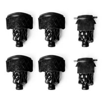 GSE Games & Sports Expert Set of 6 Heavy Duty PU Leather Billiard Pool Table Pockets, Billiard Table Replacement Pockets