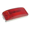 GROTE 47162 Clearance/Marker Lamp,Optic Lens,LED,Red