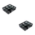 thumbnail image 4 of Dalazy Boîte de Rangement pour Vis en Plastique Multi-Compartiments 9 Compartiments L Petit Ou Grand 2Set, 4 of 6