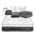 thumbnail image 1 of Colchón King Size Restonic Ergosum Almohadas Royal Twin Protector Lux Sábanas Royal Edredón Homy, 1 of 8
