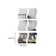 thumbnail image 2 of 6PCS 3D Wave Mirror ANGGREK Etiqueta De La Pared Autoadhesiva Decoración Del Hogar, 2 of 6