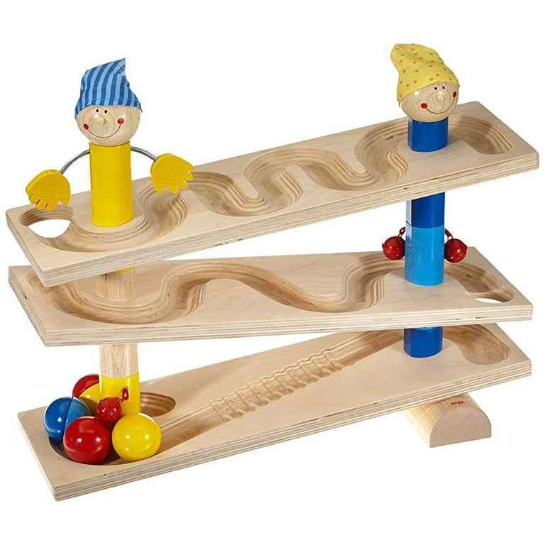 haba first wooden ball track roll 'n roll 'n roll (made in germany