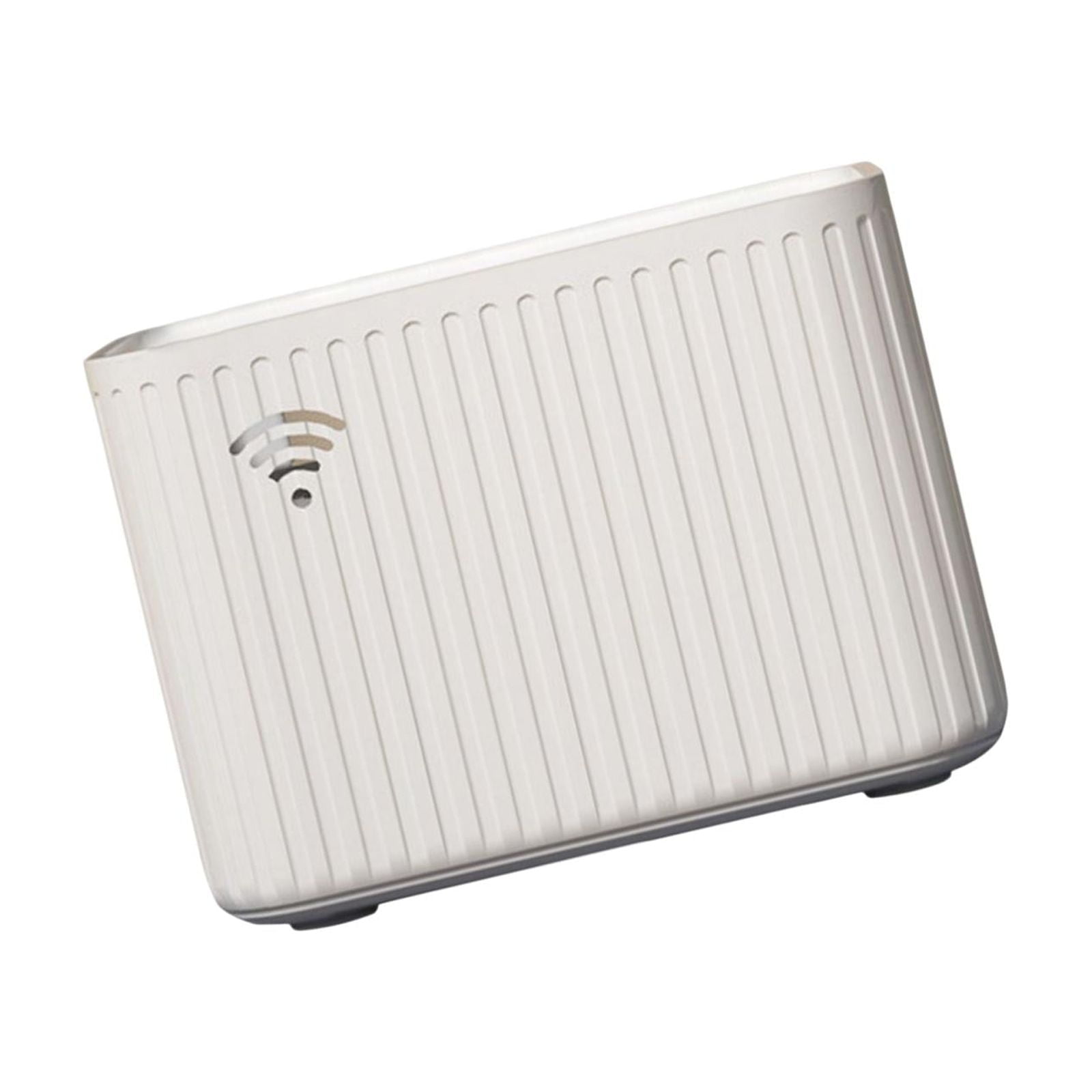 Wzmzjy Desk Router Storage Case Conceal Power Strips Data Line Storage Cable Management White