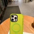 thumbnail image 2 of Allytechgroup Slim Phone Case for Apple iPhone 13 Pro, Matte Shockproof iPhone 13 Pro Cover Compatible with MagSafe, Translucent Slim Fit Cell Phone Case, Green, 2 of 9