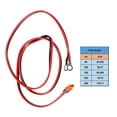 thumbnail image 2 of Necvior XT60i to O Rings Terminal Cable Power Cord for UAVs and Portable Power Supplies, 2 of 9